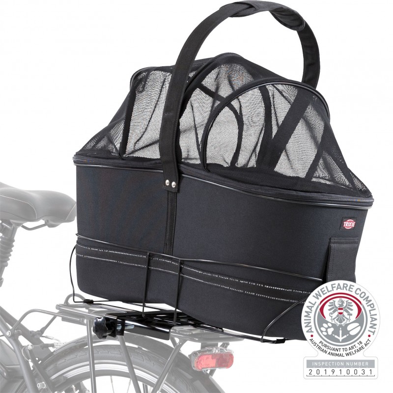 Panier pour vélo long pour porte-bagages larges 29x49x60cm Max 8kg