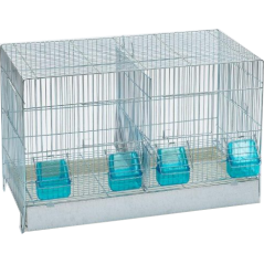 Cage Cova avec tiroir en plastique et 2 compartiments 65x34x44cm 111017002 Domus Molinari 60,45 € Ornibird