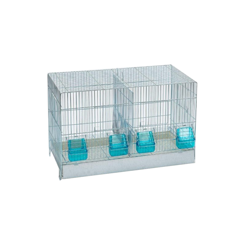 Cage Cova avec tiroir en plastique et 2 compartiments 65x34x44cm 111017002 Domus Molinari 60,45 € Ornibird