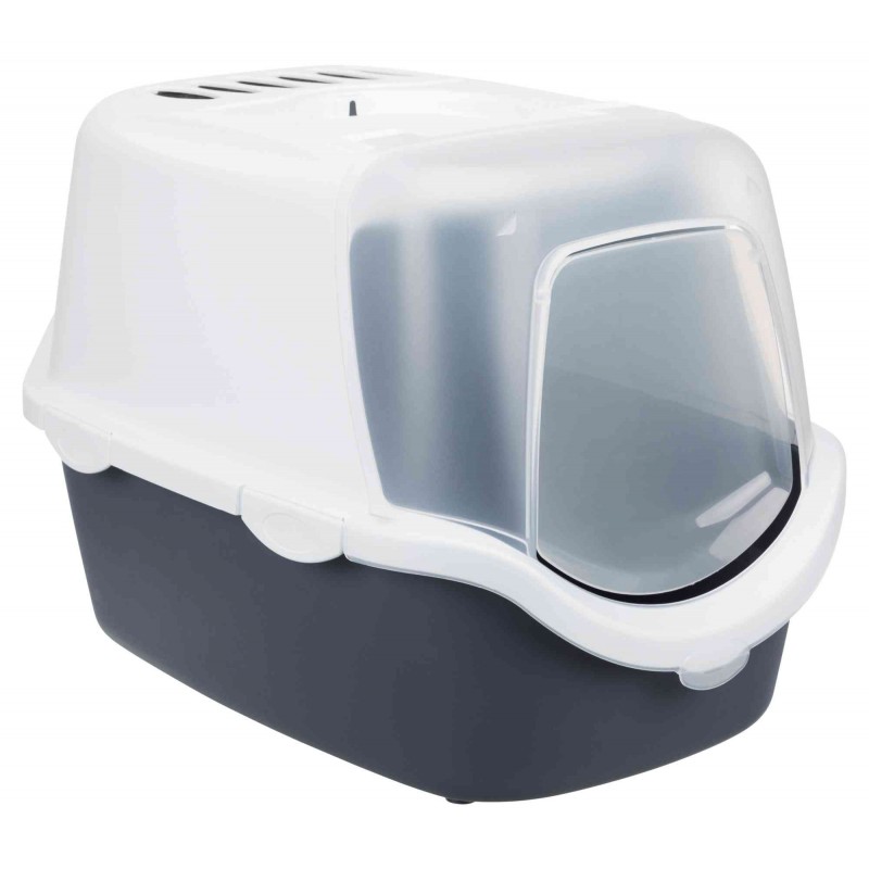 Bac à litière Vico Open Top, avec couvercle 40x40x56cm Gris/Blanc - Trixie