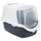 Bac à litière Vico Open Top, avec couvercle 40x40x56cm Gris/Blanc - Trixie