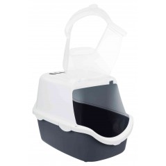 Bac à litière Vico Open Top, avec couvercle 40x40x56cm Gris/Blanc - Trixie - 28,00 € - Trixie - 4011905403410 - Ornibird SRL
