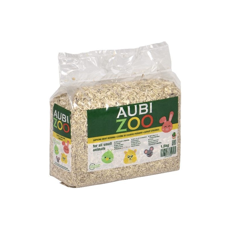 Paille de chanvre 1,5kg - Aubi Zoo