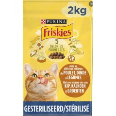Sterilised - Poulet, Dinde et Légumes 2kg - Friskies 12460339 Purina 9,10 € Ornibird
