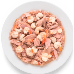 Chat Filet de Thon et Crevettes 70gr - Grandorf à 1,90 € - Grandorf - GDCW0907 - Grandorf