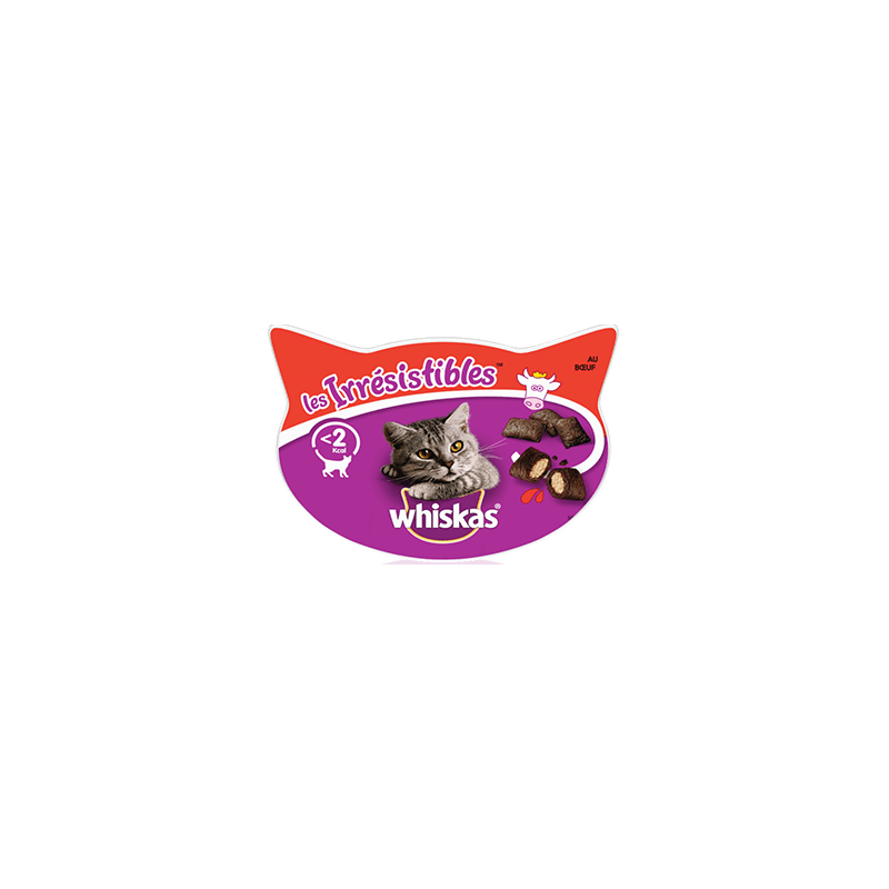 Les irrésistibles Boeuf 8gr - Whiskas