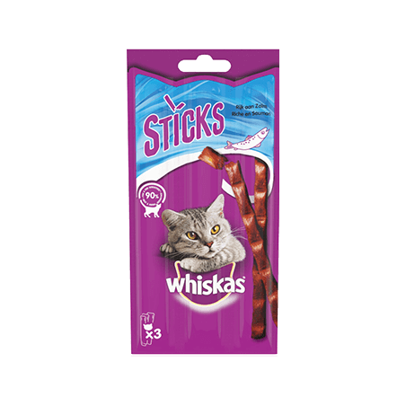 Stick Au Saumon 3x - Whiskas à 1,99 € - Whiskas - 238455 - Whiskas