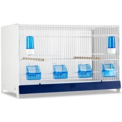 Ensemble de 4 cages 60x33x33cm avec chariot ART.90 - Modèle Einstein - Italgabbie - 221,95 € - Italgabbie - 1650961982137 - Ornibird SRL