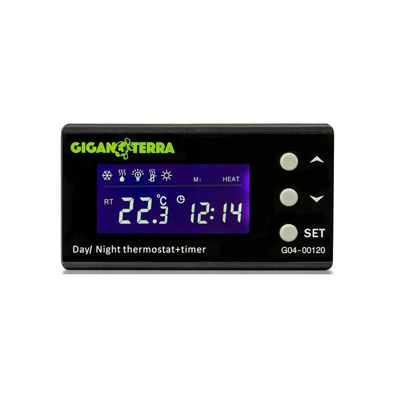 Thermostat digital Jour/Nuit avec Timer Giganterra à 56,95 € Gi...