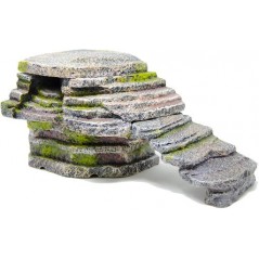 Rep 190 Cascade en résine avec filtration 23,5x22x19cm - 40,45 € - Grizo - 030172084317 - Ornibird SRL