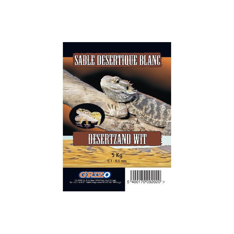 Sable désertique Blanc 5kg 720120201 Grizo 5,99 € Ornibird Sable désertique Blanc 5kg 720120201 Grizo 5,99 € Ornibird