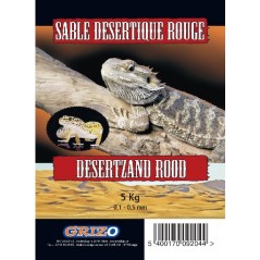 Sable désertique Rouge 5kg à 6,05 € - Grizo - 720203051 - Substrats