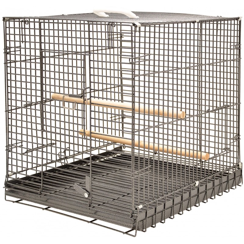 Cage de transport perroquet Tiko 46x48x52cm - Vadigran