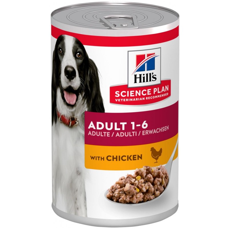 Science Plan Aliment pour chien adulte au poulet 370gr - Hill's Science Plan Aliment pour chien adulte au poulet 370gr - Hill's