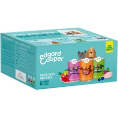 Multipack Patées Sans Céréales 6x400g pour chien adulte - Edgard & Cooper - 22,00 € - Edgard & Cooper - 5407007148783 - Ornibird SRL