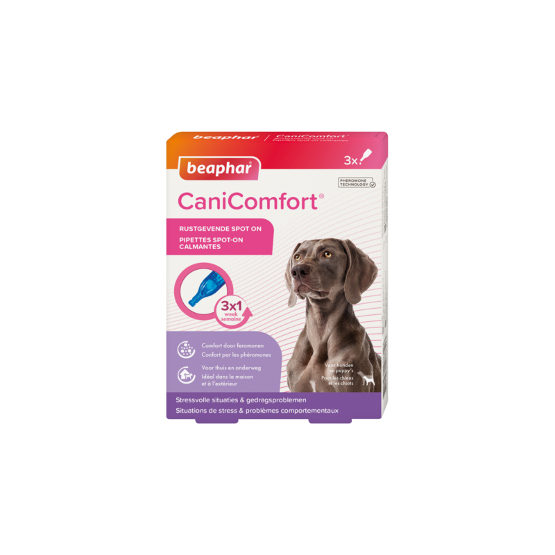 CaniComfort Spot On Calmant 3x1ml - Beaphar CaniComfort Spot On Calmant 3x1ml - Beaphar