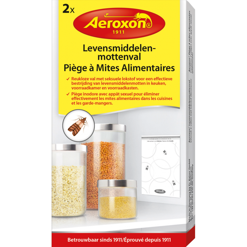 Aeroxon Piège à Mites Alimentaires 2 pcs - BSI Aeroxon Piège à Mites Alimentaires 2 pcs - BSI