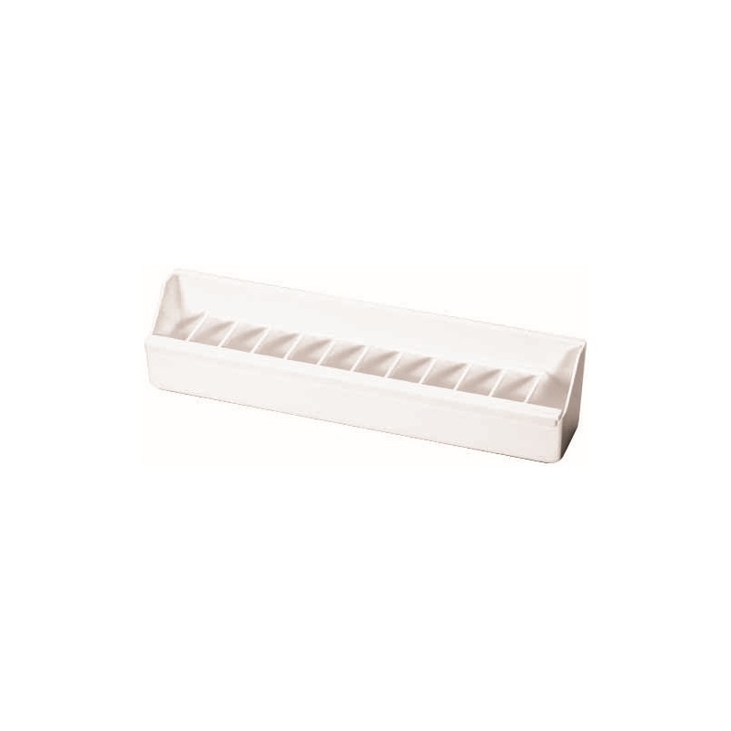 Mangeoire sans crochet avec grille 30cm, blanc - 2G-R