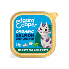 Patée pour chat Organic Saumon et poulet 85gr - Edgard & Cooper - 1,50 € - Edgard & Cooper - 5407009641152 - Ornibird SRL
