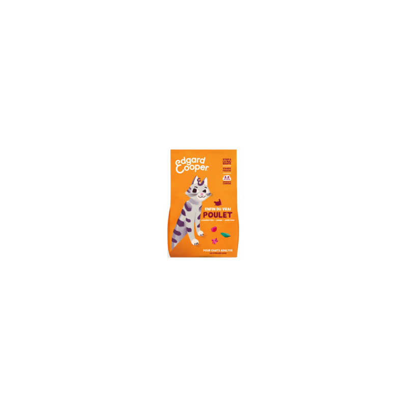 Croquettes Chat Poulet 2kg - Edgard & Cooper Croquettes Chat Poulet 2kg - Edgard & Cooper