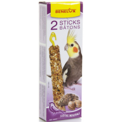 2 Sticks Grandes Perruches iodine/Shells - Benelux 16253 Kinlys 1,90 € Ornibird
