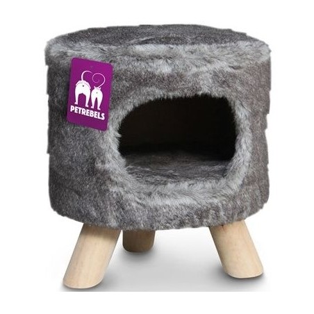 Victoria Gris 45cm - Petrebels à 71,50 € - Petrebels - 26908 - Arbre à chat & griffoir