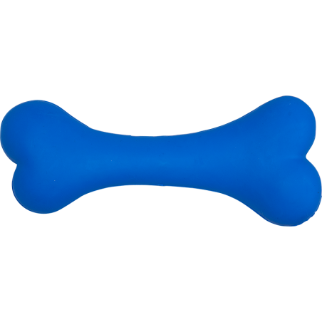 Os à la saveur d'arachide 17,1cm Bleu à 9,00 € - Pet Solutions - 49/5069 - Jouets latex, vinyl & caoutchouc