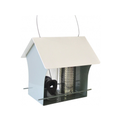 Silo d'alimentation double en metal 22cm - 24,95 € - Kinlys - 5400351173289 - Ornibird SRL