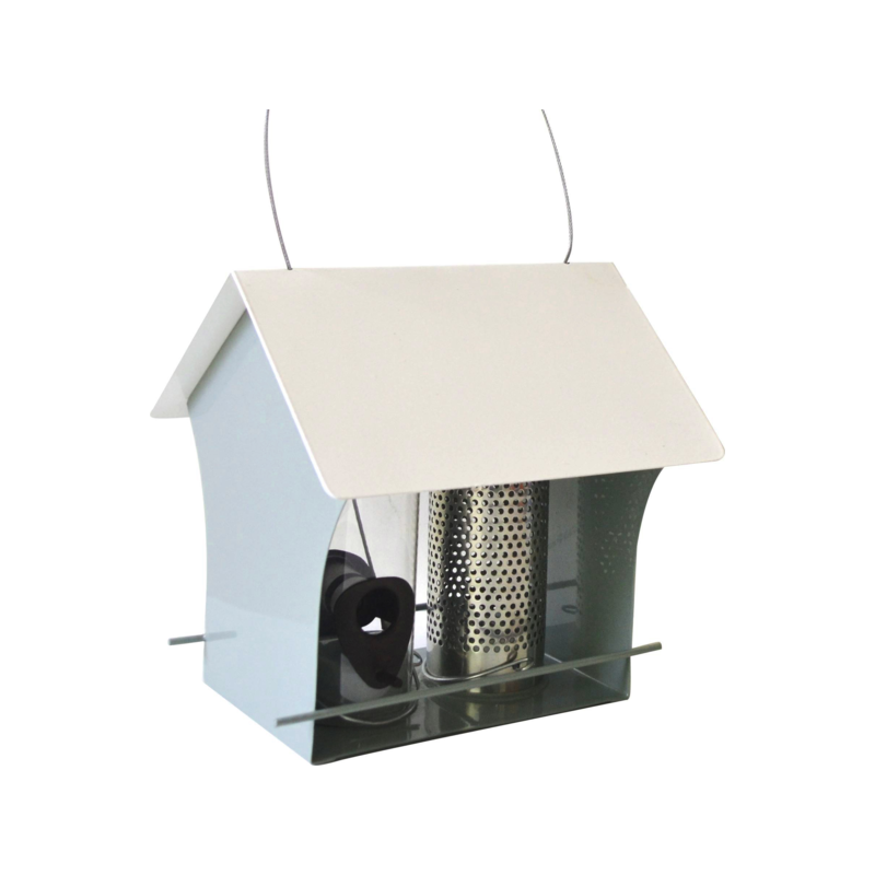 Silo d'alimentation double en metal 22cm