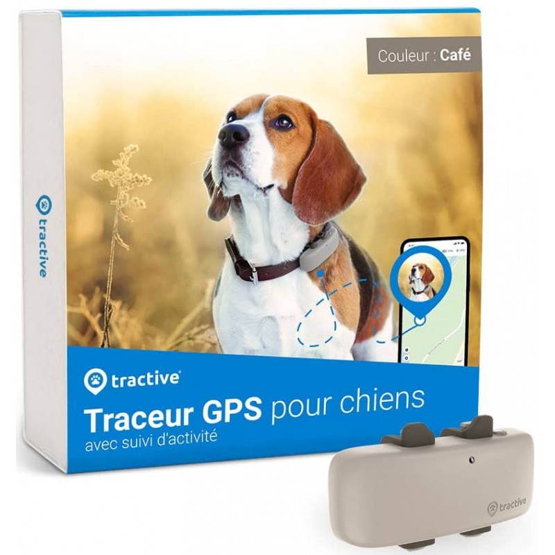 Collier GPS pour chiens Tractive GPS DOG 4 Café TRNJA4 Tractive 50,40 € Ornibird