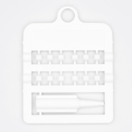 Bagues fendues E-Z par 12 pièces - Taille: 4 mm - Couleur: Blanc à 2,00 € - Rings 4 Wings - 850SR4-White - 4 mm