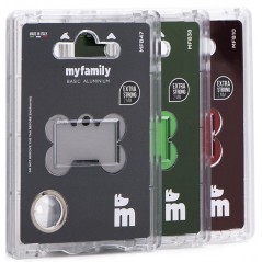 Médaille Basic Os Grand Aluminium gris - 11,90 € - My Family - 8055960258260 - Ornibird SRL