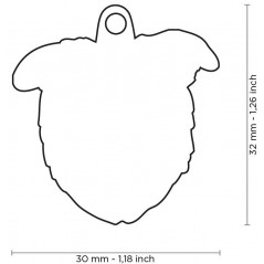 Médaille Chien Border Collie - 18,90 € - My Family - 8055960259366 - Ornibird SRL