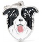 Médaille Chien Border Collie Médaille Chien Border Collie