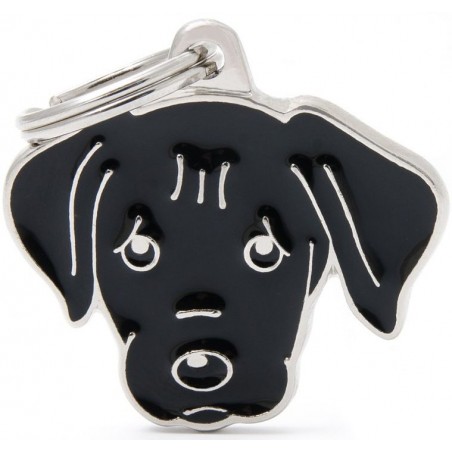 Médaille Labrador Noir à 18,90 € - My Family - MF31BLACK - Médaille pour gravure