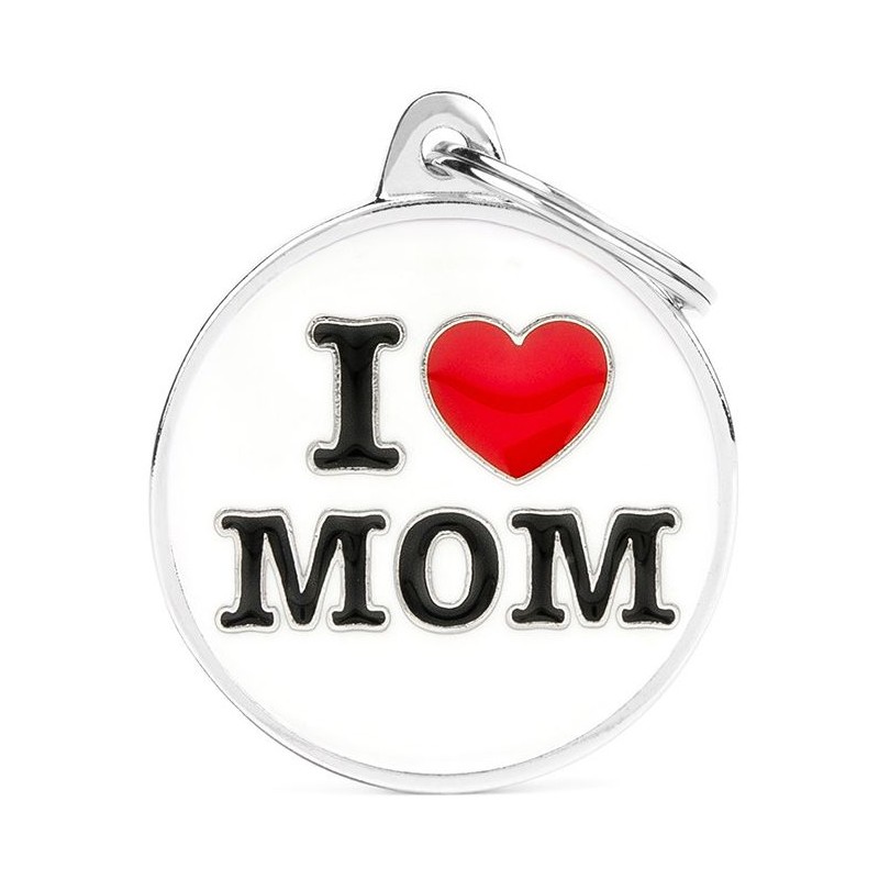Médaille Cercle " I Love Mom " Médaille Cercle " I Love Mom "