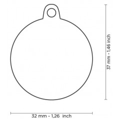 Médaille Cercle Grand " The Queen " - 18,90 € - My Family - 8055960259632 - Ornibird SRL