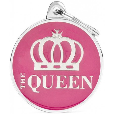 Médaille Cercle Grand " The Queen " à 18,90 € - My Family - CH17QUEEN - Médaille pour gravure