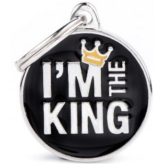 Médaille Cercle Moyen " I'm The King " à 18,90 € - My Family - CH17MKING - Médaille pour gravure