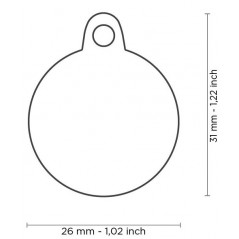 Médaille Cercle Moyen " I'm The King " - 18,90 € - My Family - 8058773278661 - Ornibird SRL