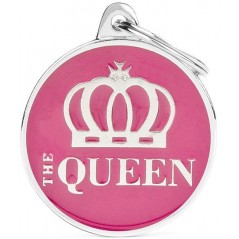 Médaille Cercle Moyen " The Queen " à 18,90 € - My Family - CH17MQUEEN - Médaille pour gravure