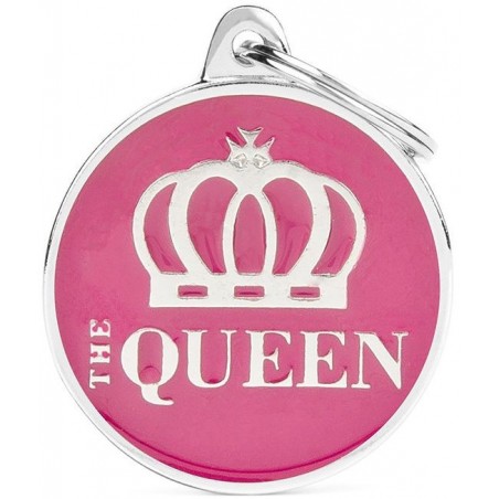 Médaille Cercle Moyen " The Queen " à 18,90 € - My Family - CH17MQUEEN - Médaille pour gravure