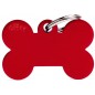 Médaille Basic Os Grand Aluminium Rouge