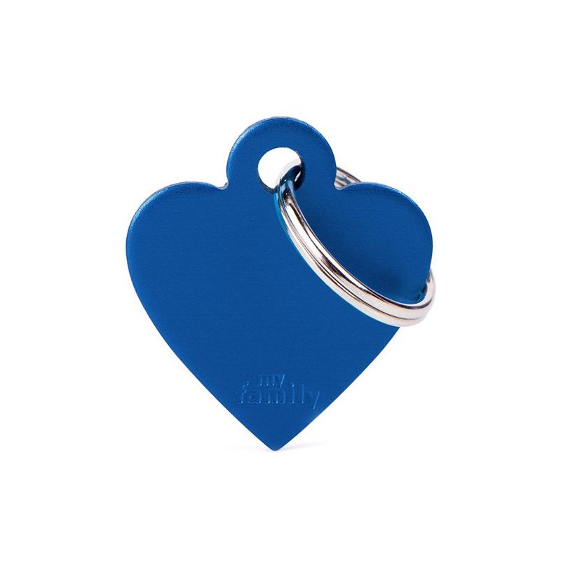 Médaille Basic Coeur Petit Aluminium Bleu MFB23 My Family 10,90 € Ornibird