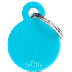 Médaille Basic Cercle Petit Aluminium Céleste MFB55 My Family 10,90 € Ornibird