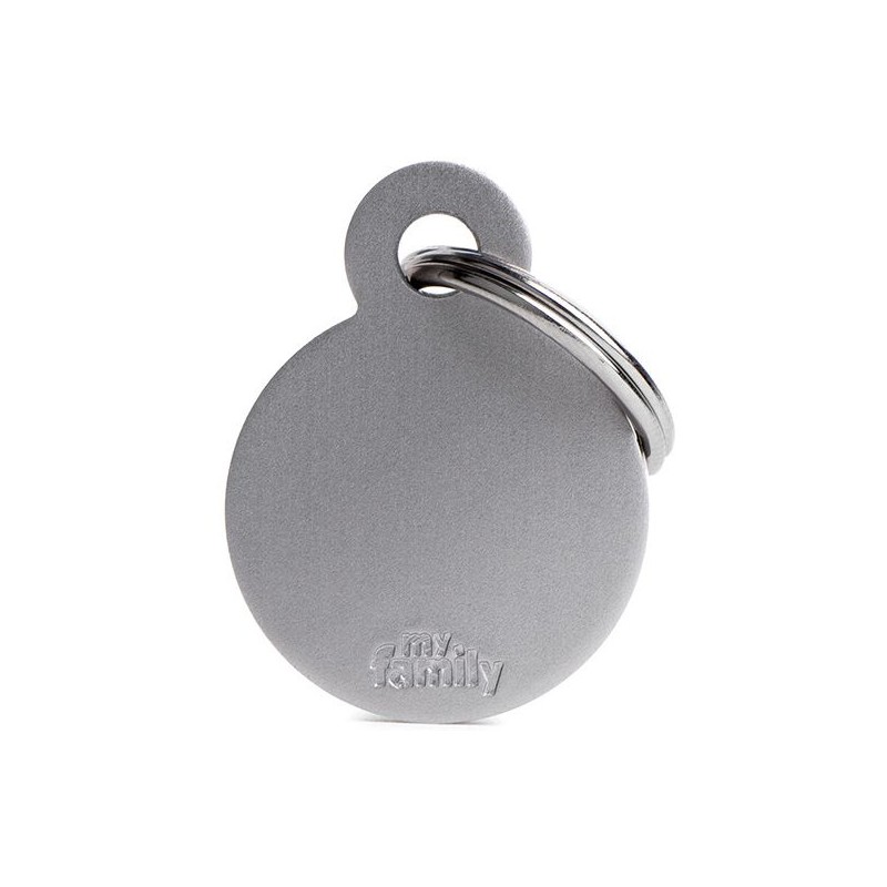 Médaille Basic CerclePetit Aluminium Gris MFB57 My Family 10,90 € Ornibird