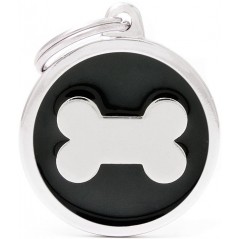 Médaille Classic Os Grand Rond Noir - 16,90 € - My Family - 8055960259397 - Ornibird SRL