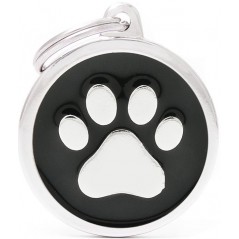 Médaille Classic Patte Grand Rond Noir CH17BLACKPAW My Family 16,90 € Ornibird