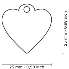 Médaille Shine Coeur Petit Glitter Rose - 17,90 € - My Family - 8051938218502 - Ornibird SRL