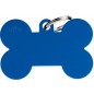 Médaille Basic Os XL Aluminium Bleu Médaille Basic Os XL Aluminium Bleu